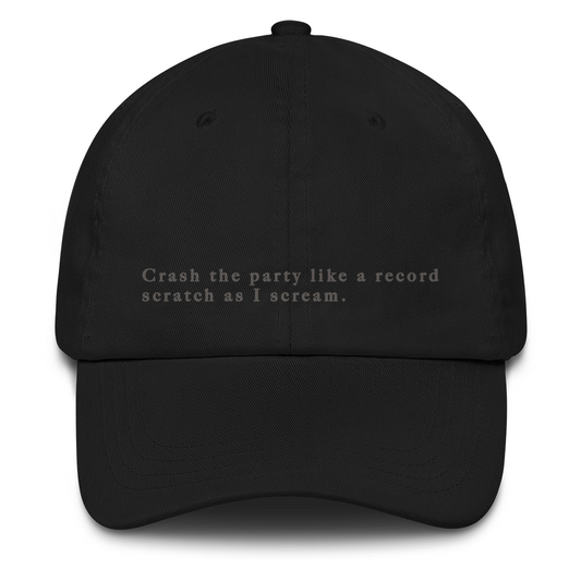 TTPD Crash The Party Cap - The Dark Academia Aesthetic: How the TTPD Crash The Party Cap Elevates Fall and Winter Wardrobes