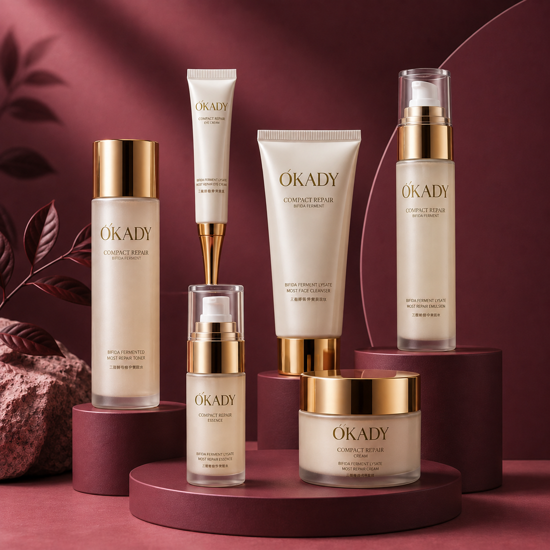 Ebin ÓKADY Compact Repair Bio-Ferment Skincare Set - Building an Age-Defying Glow: Integrating ÓKADY Compact Repair Bio-Ferment Skincare Set into a 30+ Routine