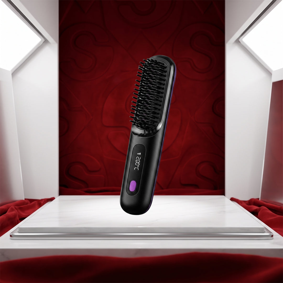 Ebin Wireless Hair Straightening Comb with Negative Ion Technology - Is the Wireless Hair Straightening Comb with Negative Ion Technology Right for Your Hair Type? 1A to 4C Texture Guide