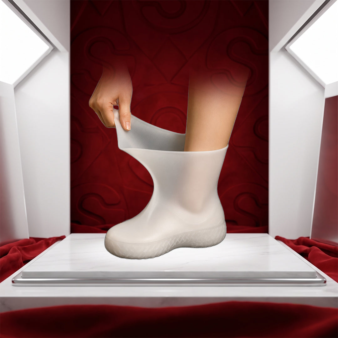 Ebin Waterproof Non-Slip PVC Shoe Covers - Breathable Fabrics and Ergonomic Support: Inside the Waterproof Non-Slip PVC Shoe Covers