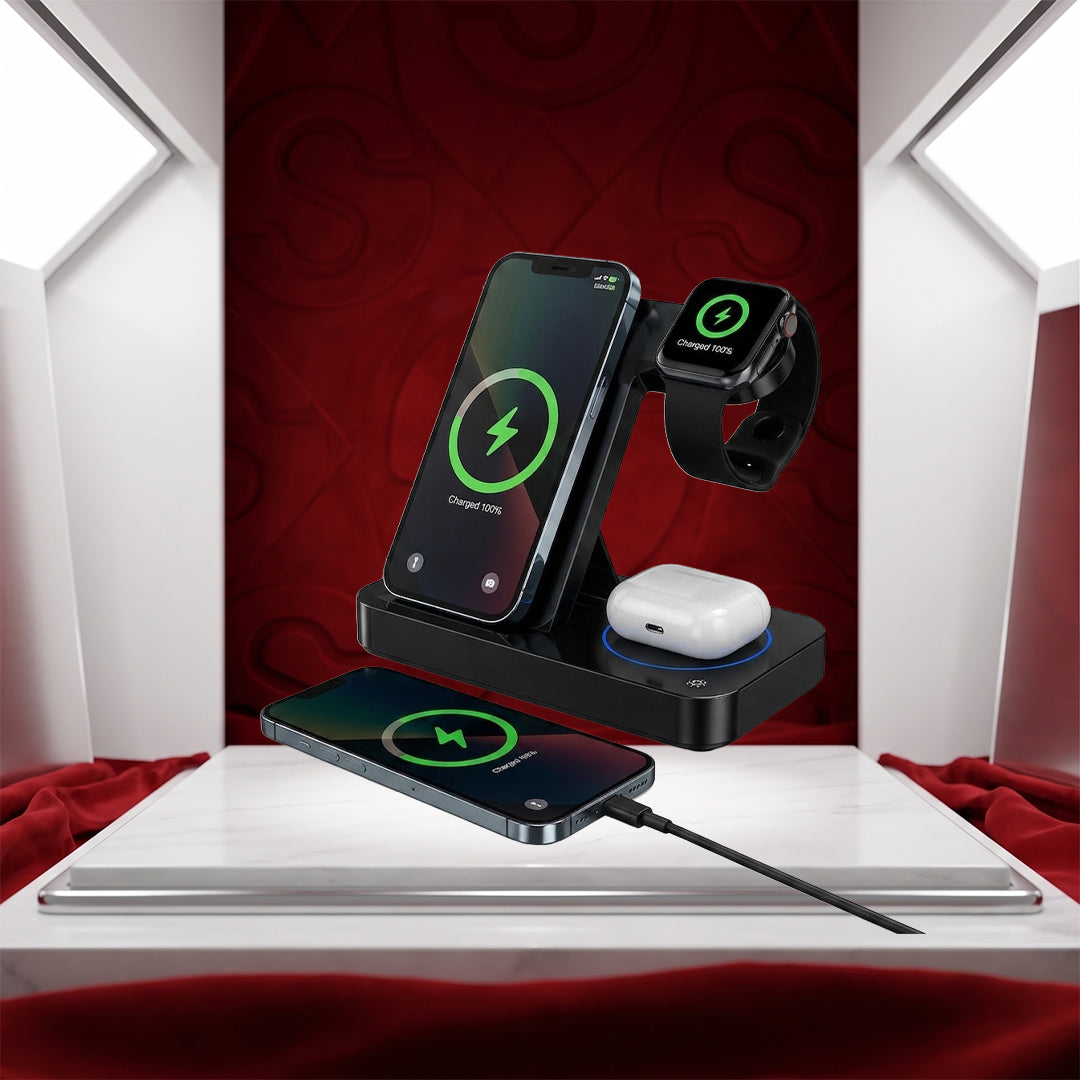 Ebin Universal 4-in-1 Wireless Fast Charger - The Complete Guide to the Universal 4-in-1 Wireless Fast Charger: Smart Features and Practical Benefits