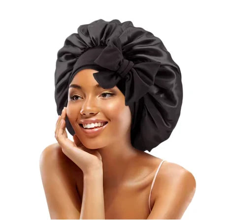Satin Night Caps for Your Hair - How to Use the Satin Night Caps for Your Hair: Step-by-Step Overnight Styling Tutorial