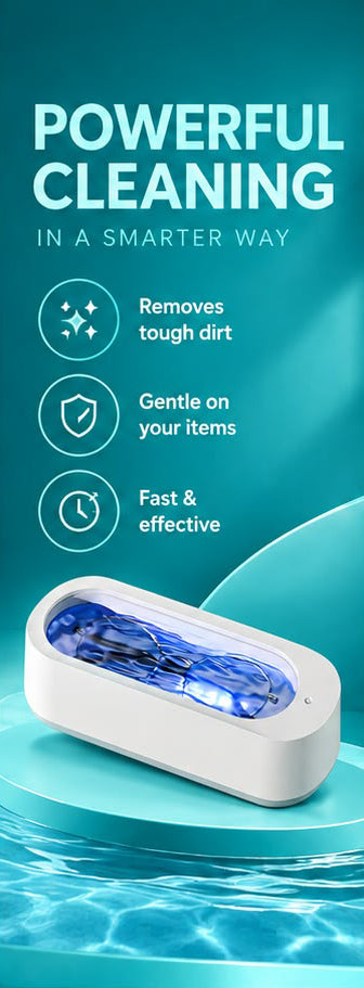 EBIN™ Ultrasonic Cleaner — landing image 4