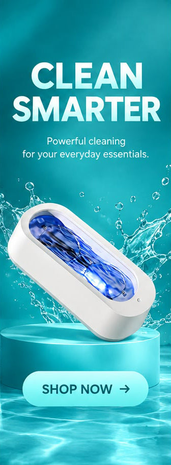 EBIN™ Ultrasonic Cleaner — landing image 3