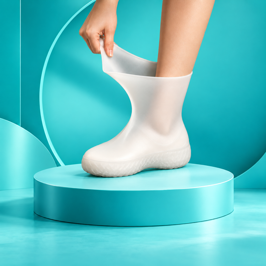 Ebin Waterproof Non-Slip PVC Shoe Covers