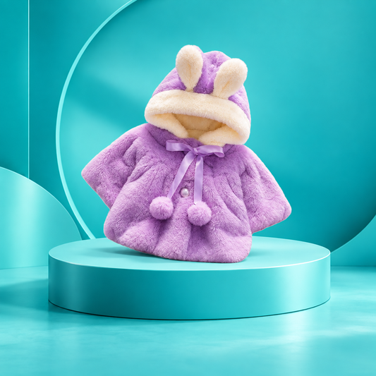 Ebin Girls Faux Fur Hooded Coat
