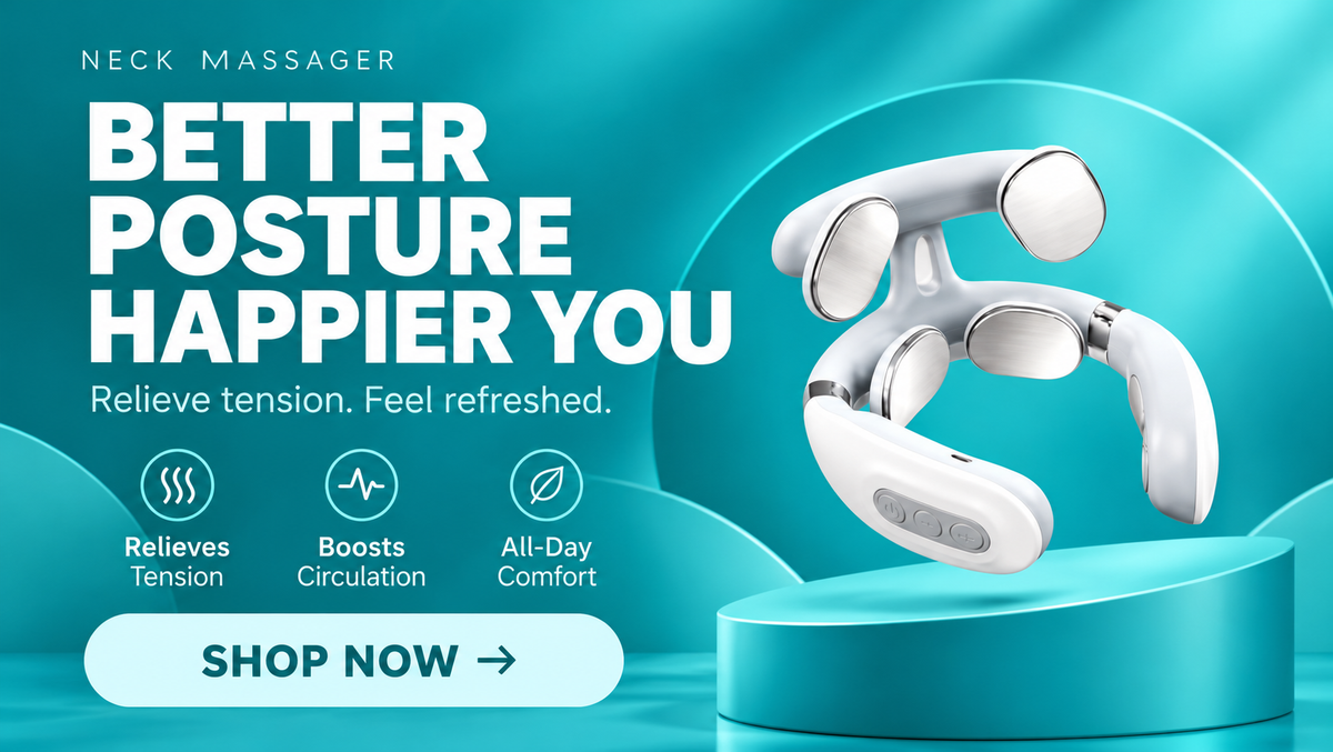 EBIN™ - Neck Massager — landing image 1