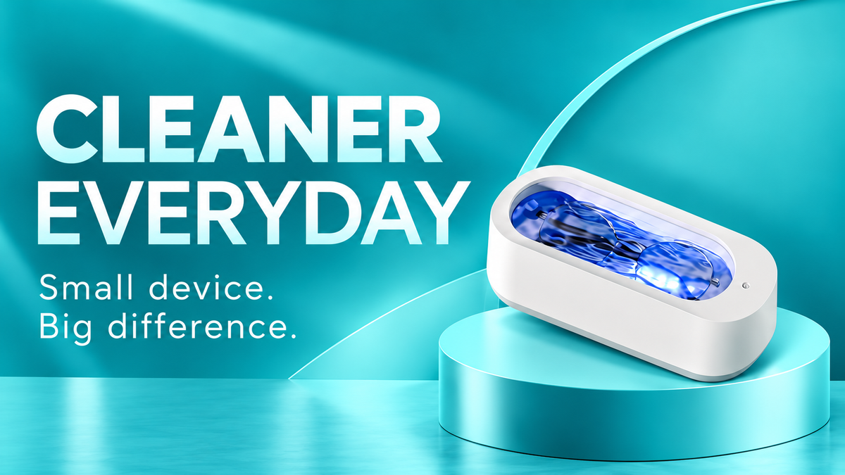 EBIN™ Ultrasonic Cleaner — landing image 1
