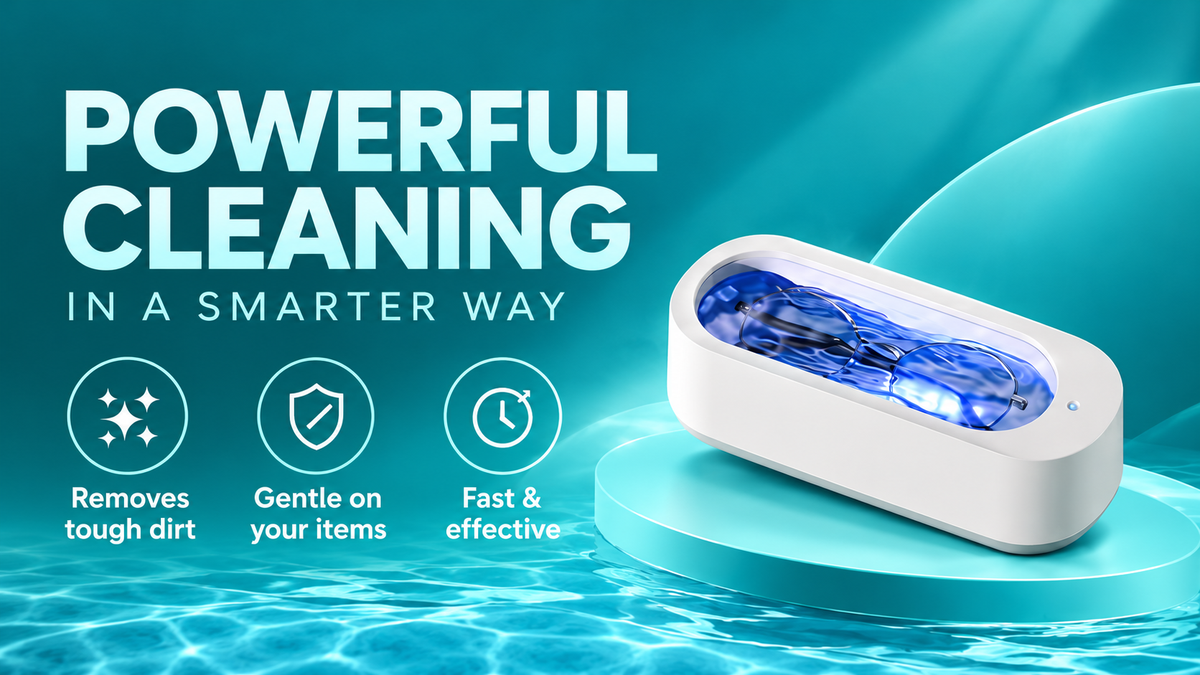 EBIN™ Ultrasonic Cleaner — landing image 4