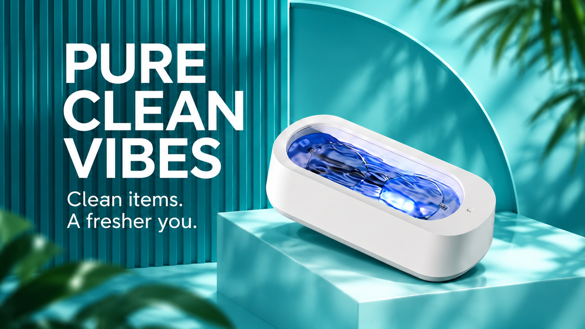 EBIN™ Ultrasonic Cleaner — landing image 2