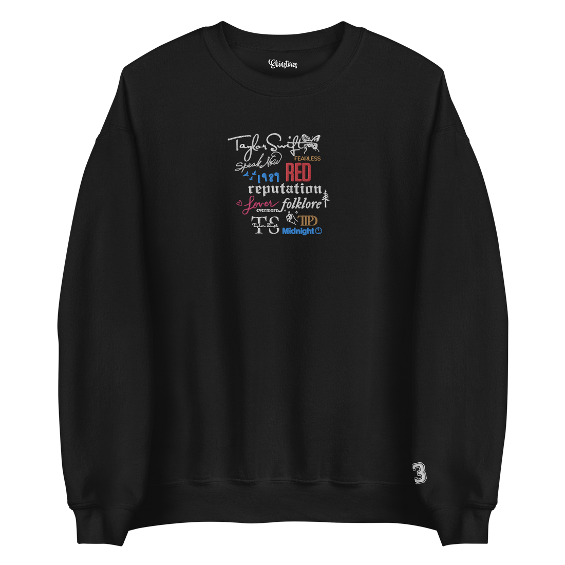 Taylor Swift Albums Sweatshirt