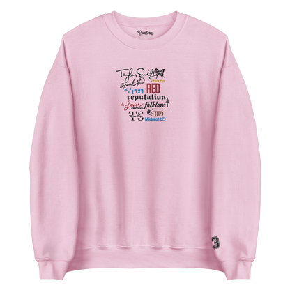 Taylor Swift Albums Sweatshirt