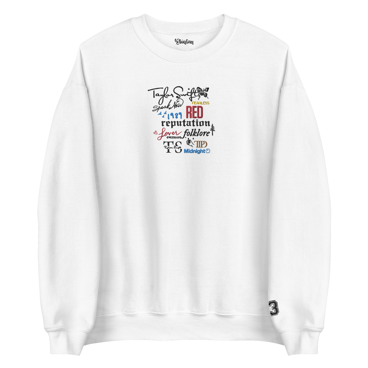 Taylor Swift Albums Sweatshirt